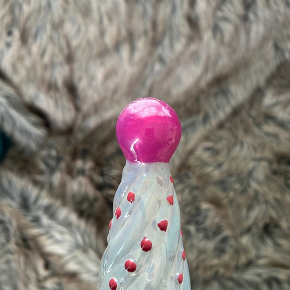 GUC Anthropologie Borosilicate Glass Tree - Pearl/Red, XS - Picture 5 of 6